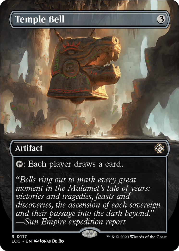 Temple Bell (Borderless) [The Lost Caverns of Ixalan Commander] | Good Games Cannington