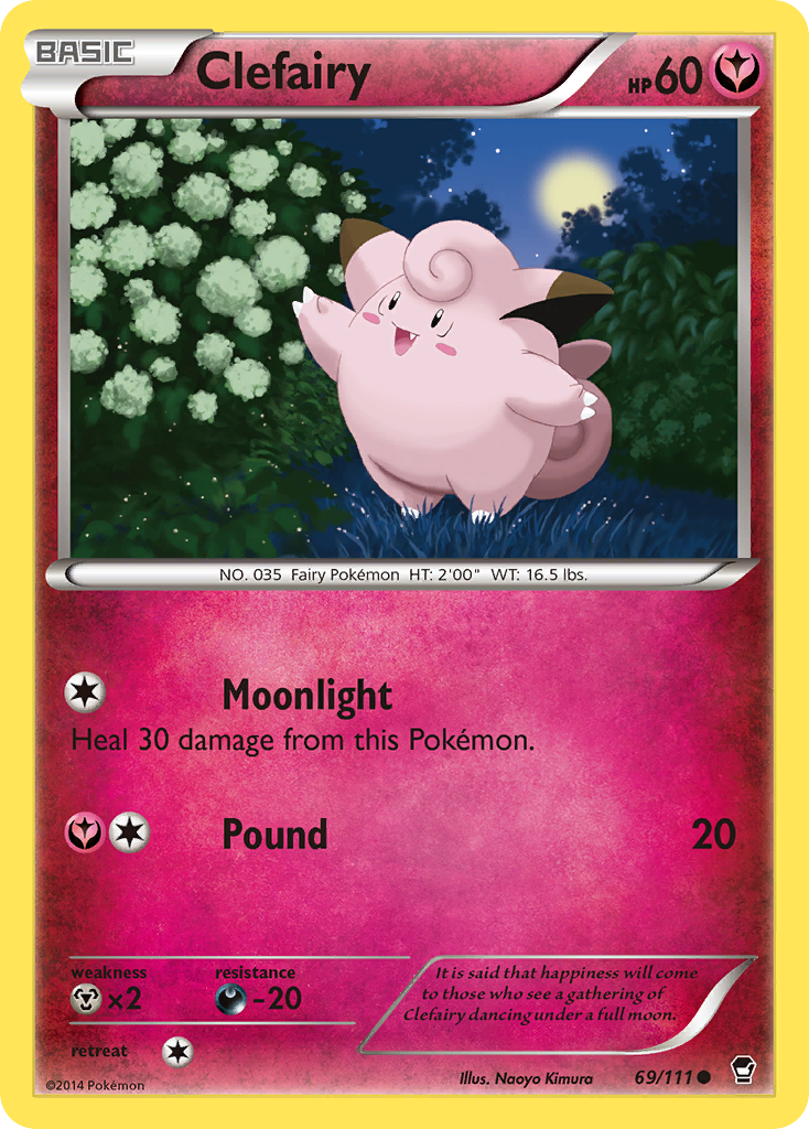 Clefairy (69/111) [XY: Furious Fists] | Good Games Cannington