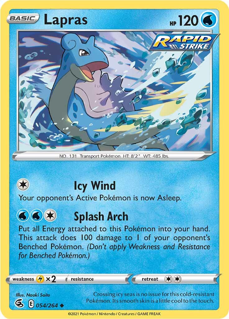 Lapras (054/264) [Sword & Shield: Fusion Strike] | Good Games Cannington