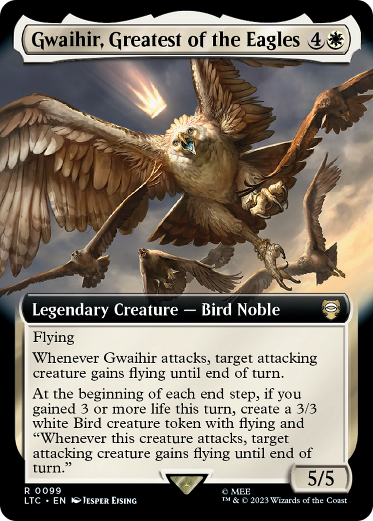 Gwaihir, Greatest of the Eagles (Extended Art) [The Lord of the Rings: Tales of Middle-Earth Commander] | Good Games Cannington
