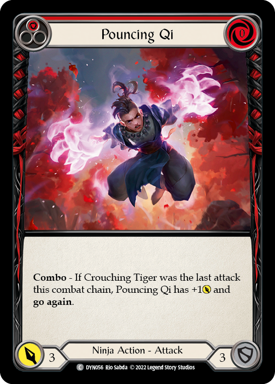 Pouncing Qi (Red) [DYN056] (Dynasty) | Good Games Cannington