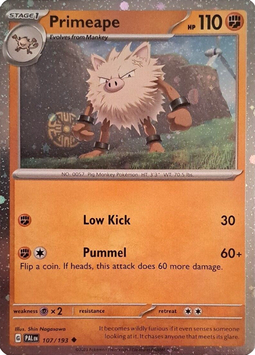 Primeape (107/193) (Cosmos Holo) [Scarlet & Violet: Paldea Evolved] | Good Games Cannington