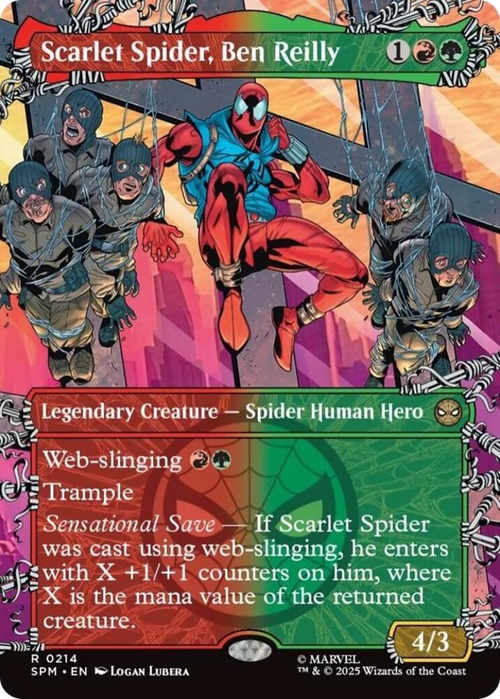 Scarlet Spider, Ben Reilly 214/198 (Marvel's Spider-Man)  - Showcase | Good Games Cannington