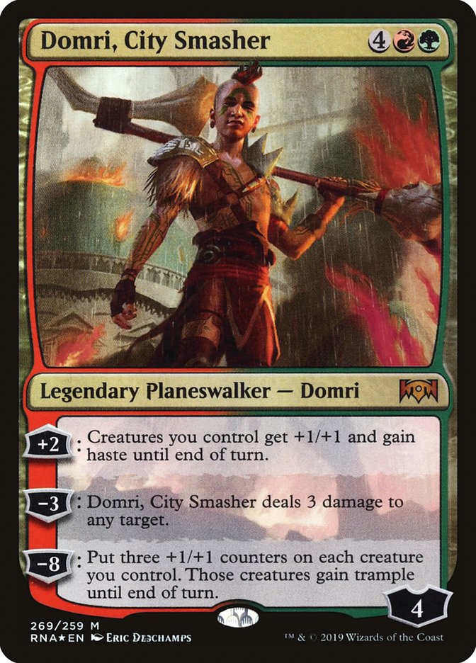 Domri, City Smasher 269/259 (Ravnica Allegiance)  - Foil | Good Games Cannington