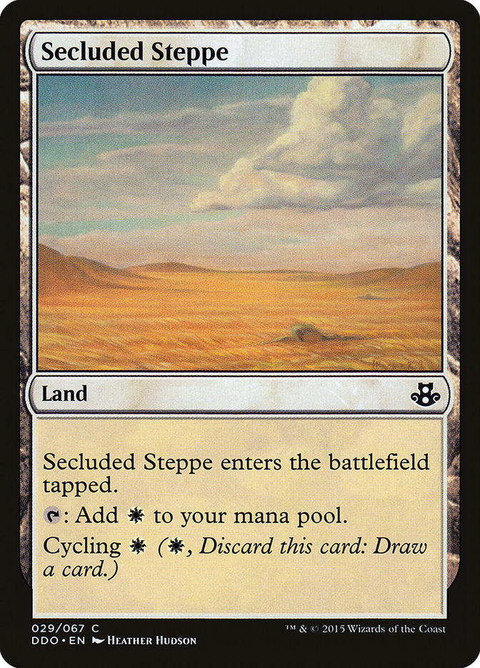 Secluded Steppe [Duel Decks: Elspeth vs. Kiora] | Good Games Cannington