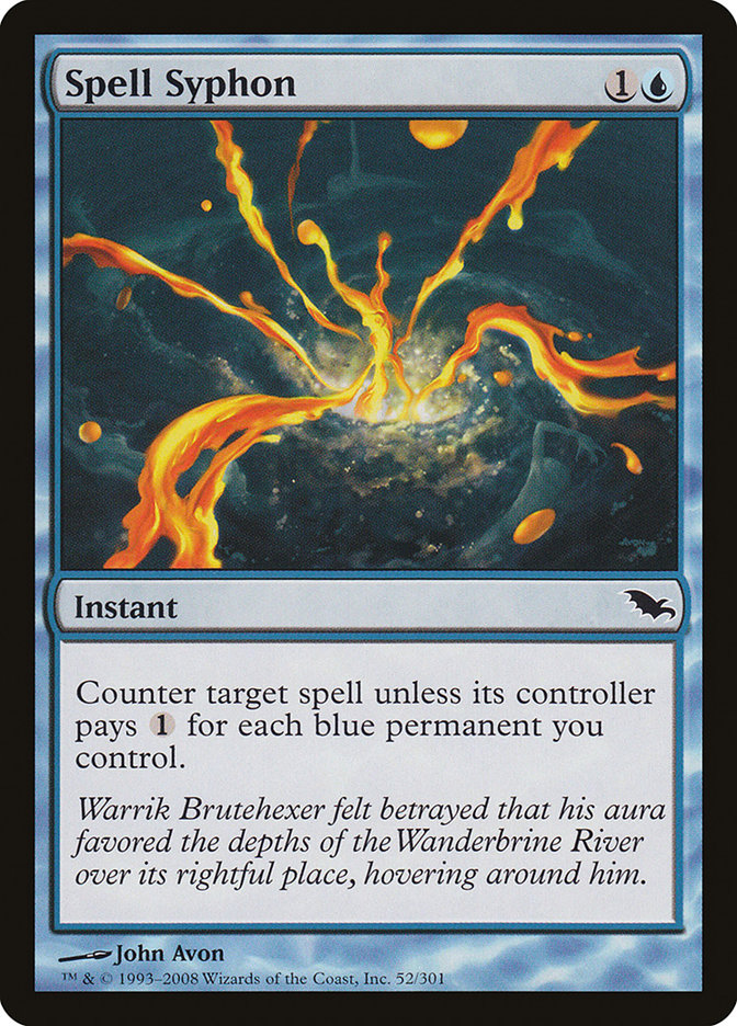 Spell Syphon 52/301 (Shadowmoor)  | Good Games Cannington