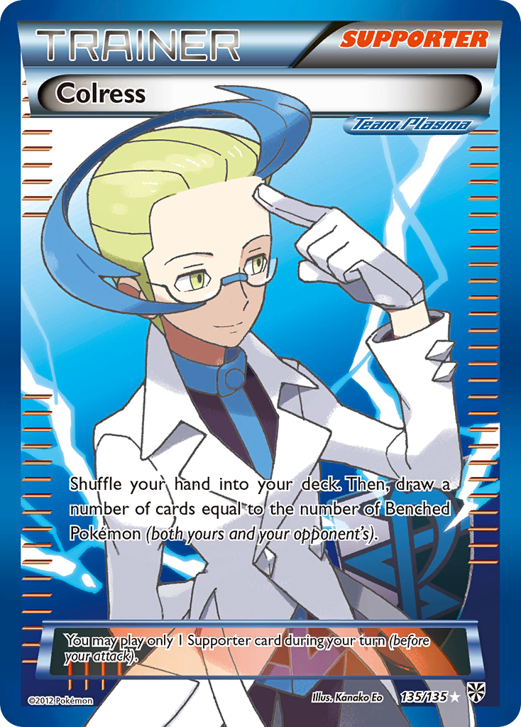 Colress (135/135) [Black & White: Plasma Storm] | Good Games Cannington