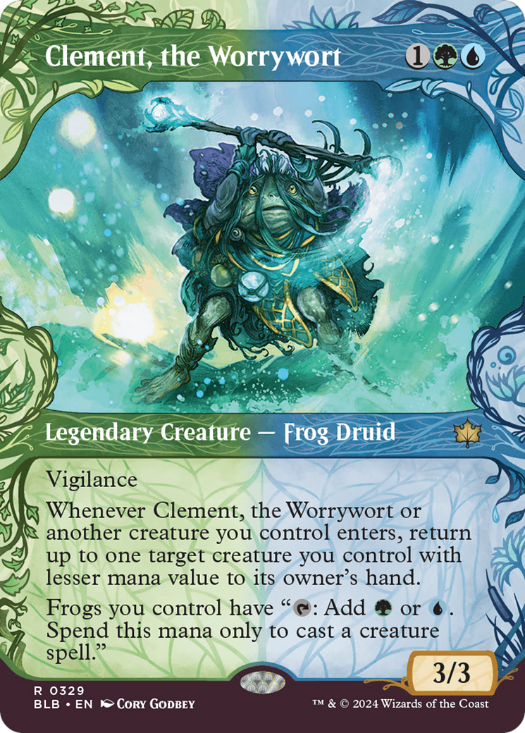 Clement, the Worrywort (Showcase) [Bloomburrow] | Good Games Cannington
