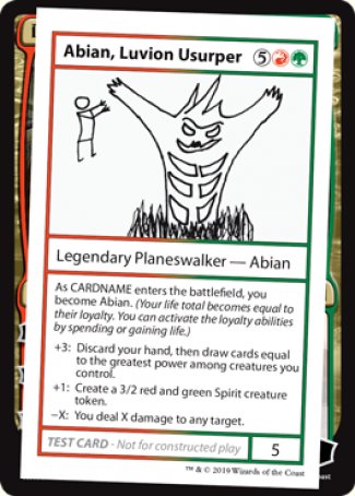 Abian, Luvion Usurper (2021 Edition) [Mystery Booster Playtest Cards] | Good Games Cannington
