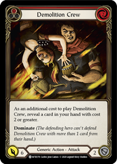 Demolition Crew (Red) [U-WTR179] (Welcome to Rathe Unlimited)  Unlimited Rainbow Foil | Good Games Cannington
