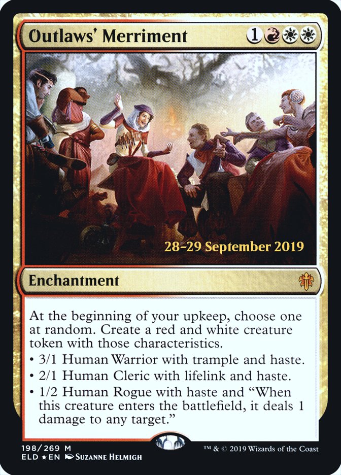 Outlaws' Merriment [Throne of Eldraine Prerelease Promos] | Good Games Cannington