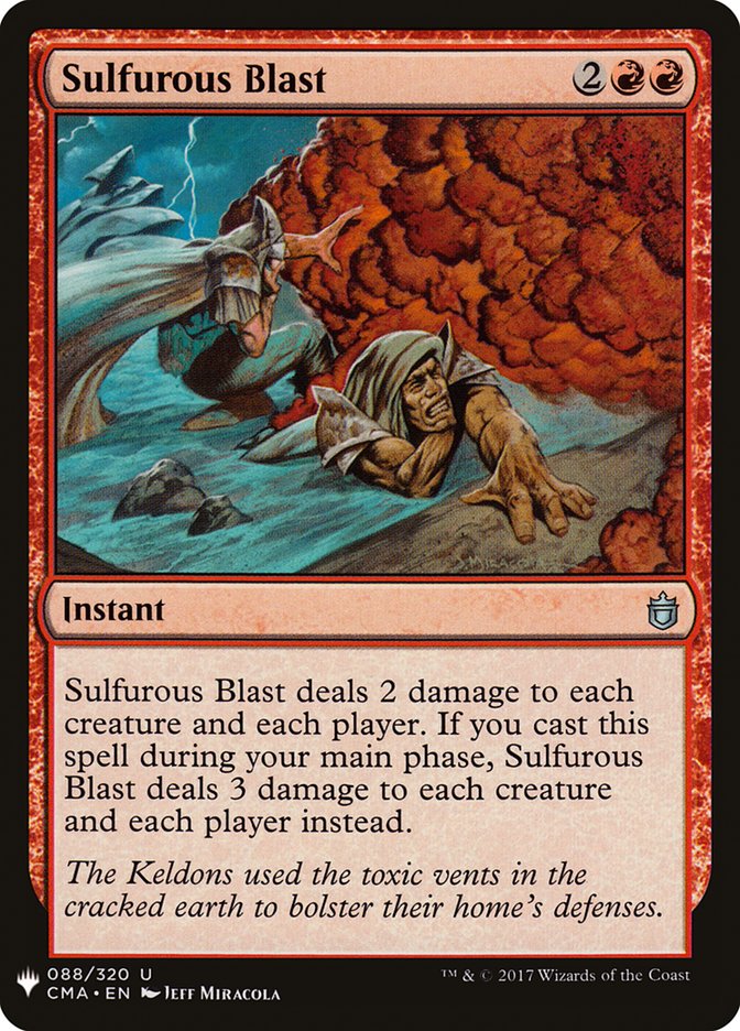 Sulfurous Blast [Mystery Booster] | Good Games Cannington