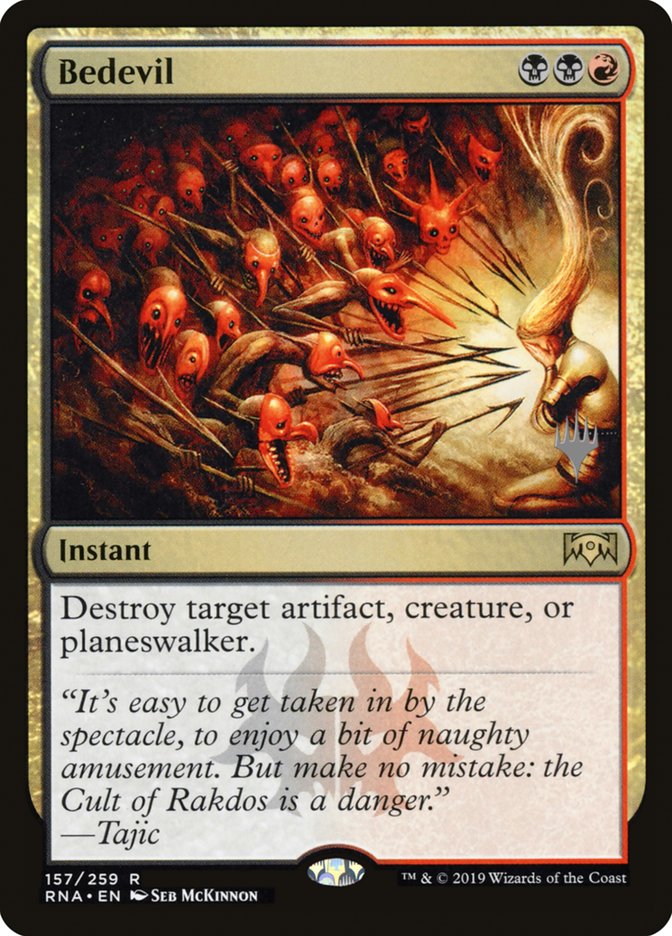 Bedevil (Promo Pack) [Ravnica Allegiance Promos] | Good Games Cannington