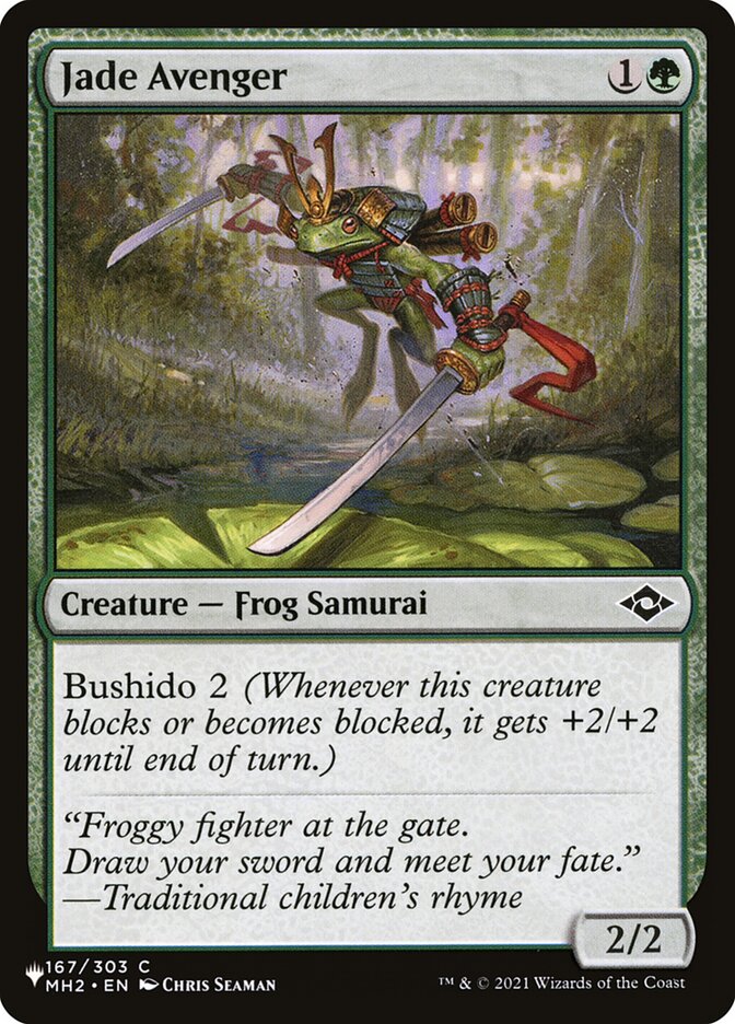 Jade Avenger [The List] | Good Games Cannington