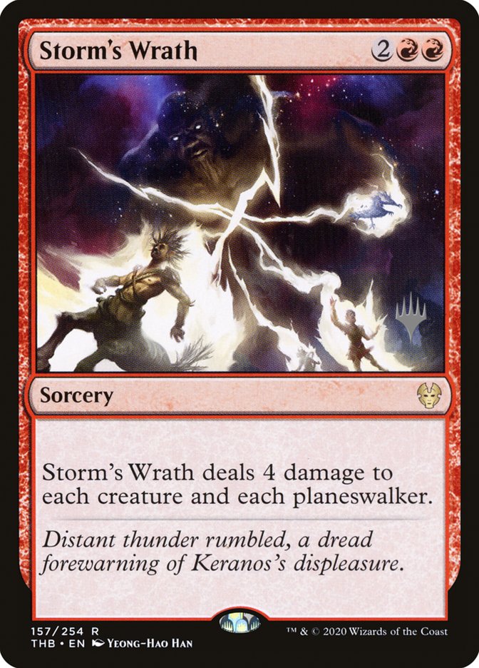 Storm's Wrath (Promo Pack) [Theros Beyond Death Promos] | Good Games Cannington