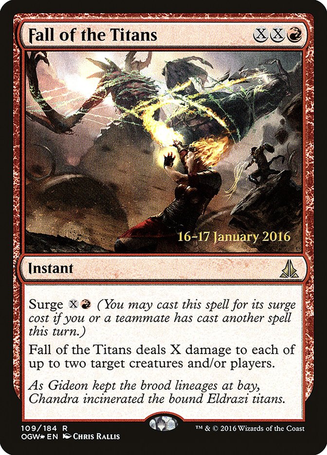 Fall of the Titans [Oath of the Gatewatch Prerelease Promos] | Good Games Cannington