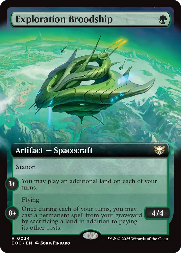 Exploration Broodship (Extended Art) [Edge of Eternities Commander] | Good Games Cannington