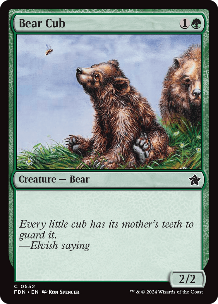 Bear Cub [Foundations] | Good Games Cannington