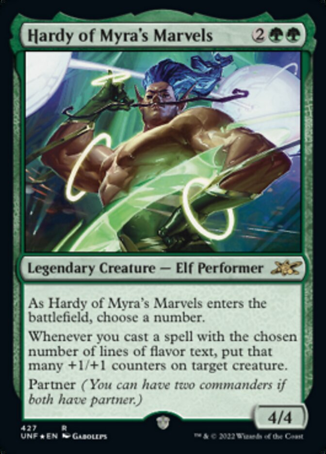 Hardy of Myra's Marvels (Galaxy Foil) [Unfinity] | Good Games Cannington