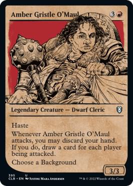 Amber Gristle OMaul Showcase 395 (Commander Legends: Battle for Baldur's Gate)  | Good Games Cannington