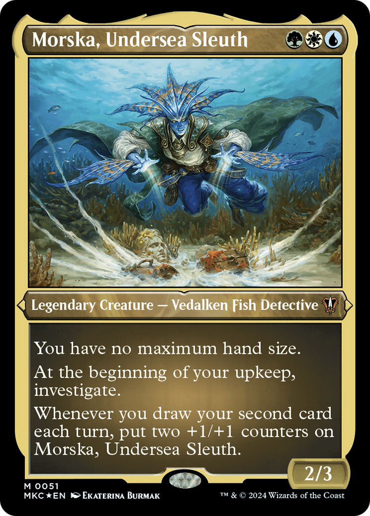 Morska, Undersea Sleuth (Display Commander) [Murders at Karlov Manor Commander] | Good Games Cannington