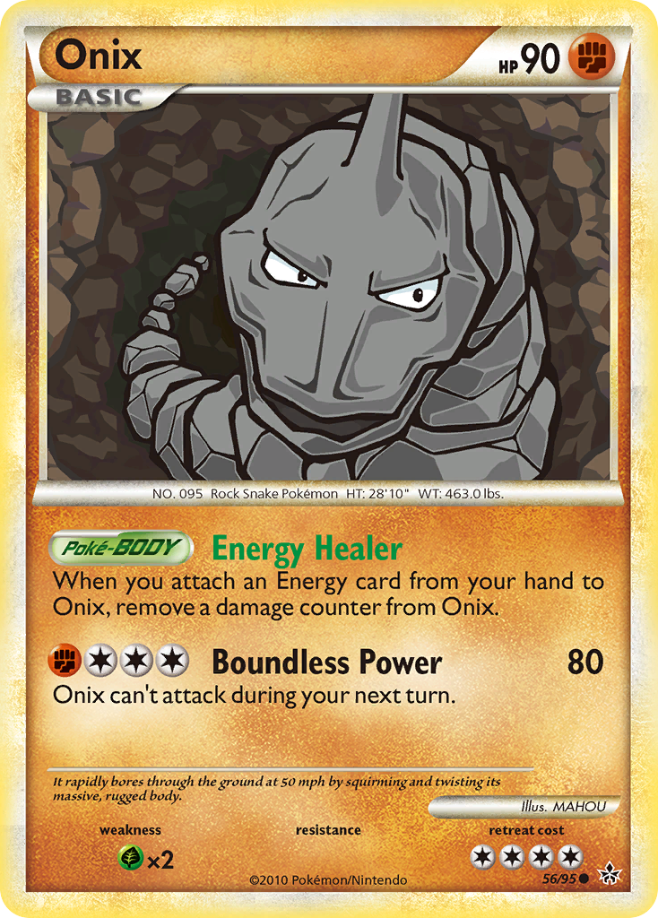 Onix (56/95) [HeartGold & SoulSilver: Unleashed] | Good Games Cannington