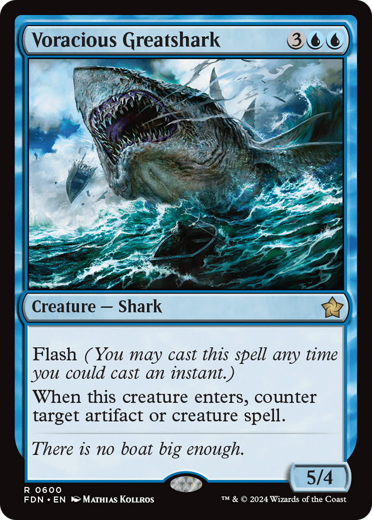 Voracious Greatshark [Foundations] | Good Games Cannington