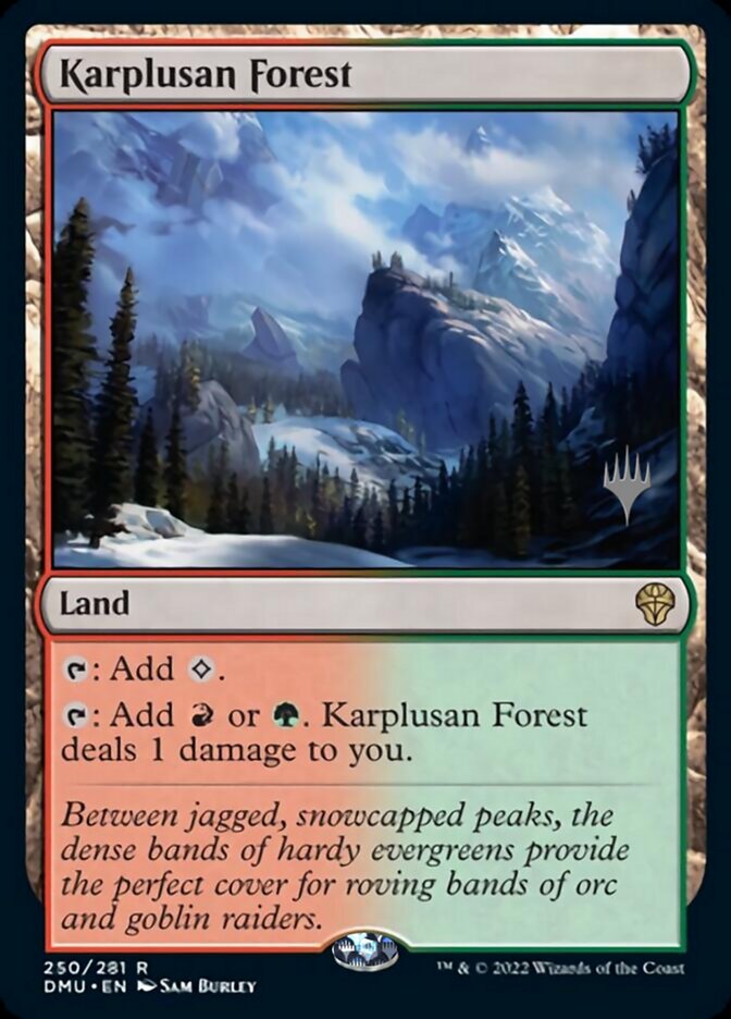 Karplusan Forest (Promo Pack) [Dominaria United Promos] | Good Games Cannington