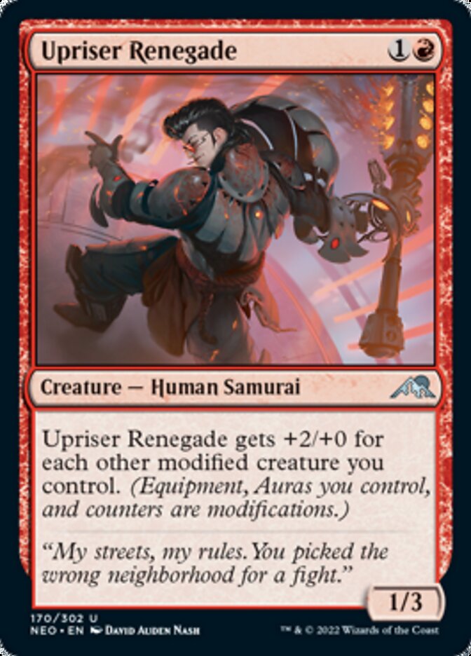 Upriser Renegade [Kamigawa: Neon Dynasty] | Good Games Cannington