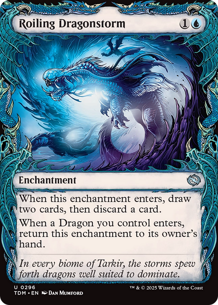 Roiling Dragonstorm (Showcase) [Tarkir: Dragonstorm] | Good Games Cannington