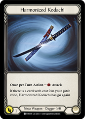 Harmonized Kodachi // Rhinar, Reckless Rampage [U-WTR078 // U-WTR001] (Welcome to Rathe Unlimited)  Unlimited Normal | Good Games Cannington