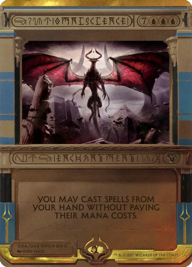 Omniscience (Invocation) [Amonkhet Invocations] | Good Games Cannington