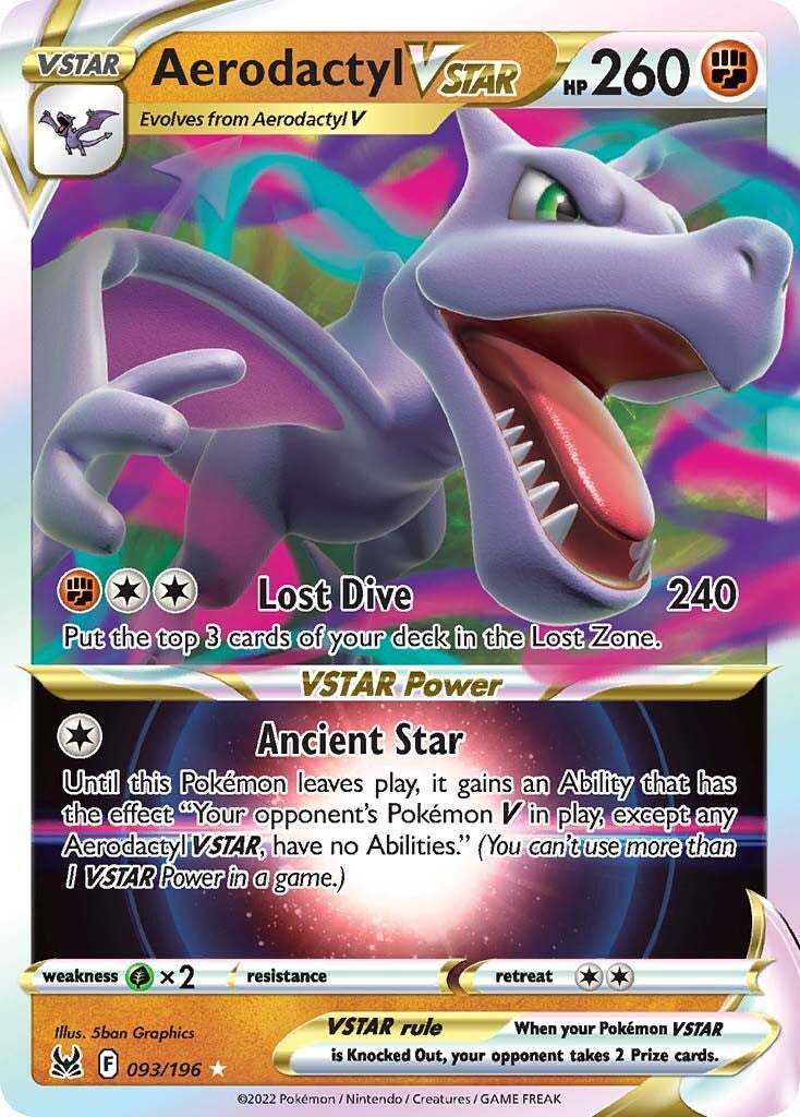 Aerodactyl VSTAR (093/196) [Sword & Shield: Lost Origin] | Good Games Cannington