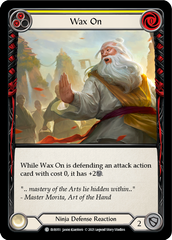 Wax On (Yellow) [EVR051] (Everfest)  1st Edition Rainbow Foil | Good Games Cannington
