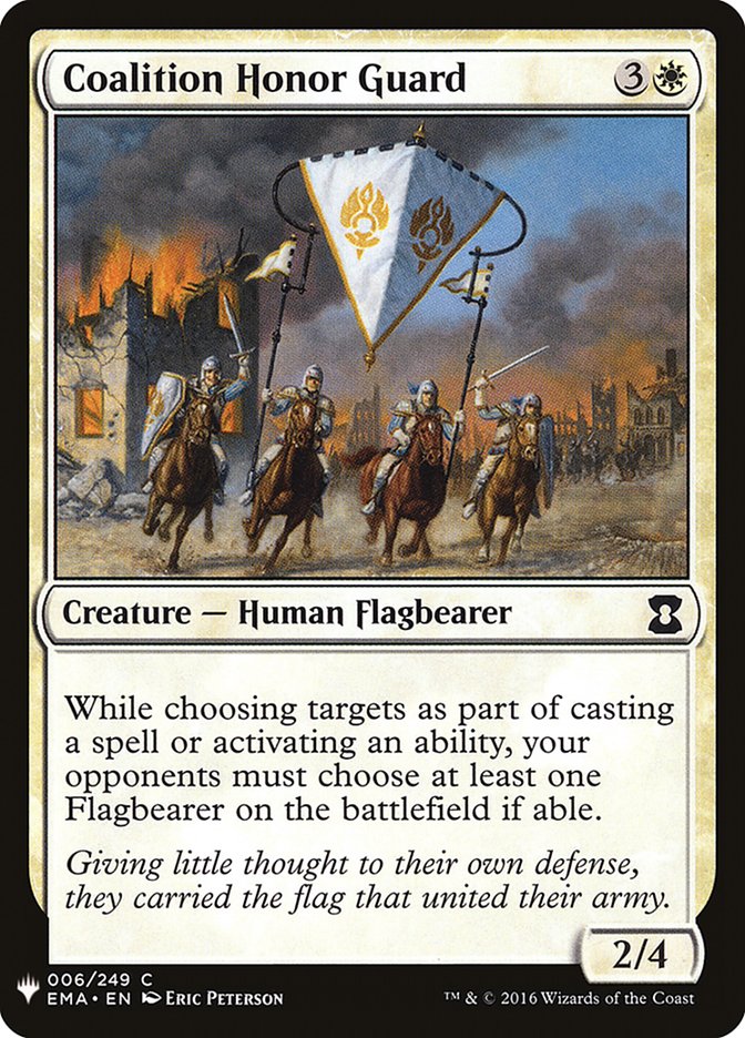 Coalition Honor Guard [Mystery Booster] | Good Games Cannington