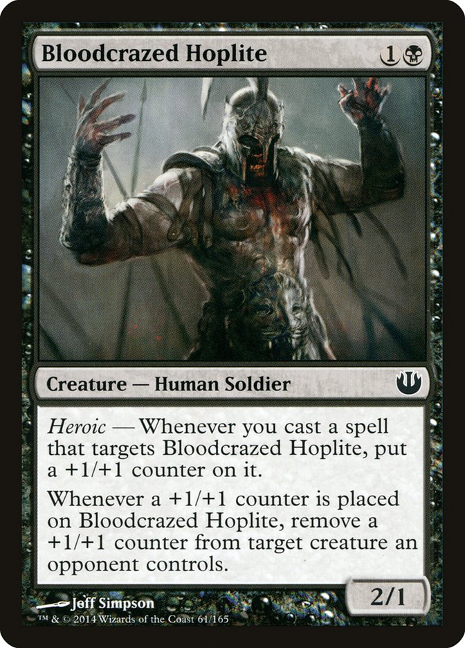 Bloodcrazed Hoplite 61/165 (Journey Into Nyx)  | Good Games Cannington