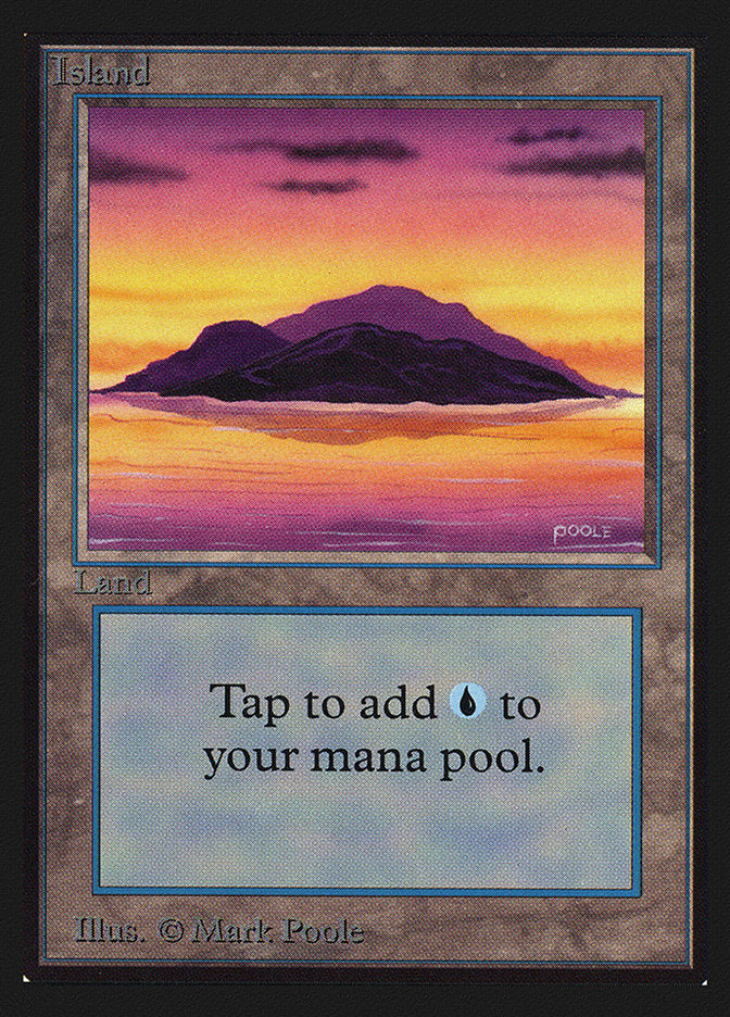Island (Sunset / Signature on Right) [International Collectors' Edition] | Good Games Cannington