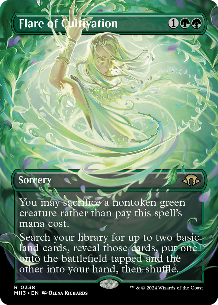 Flare of Cultivation (Borderless) [Modern Horizons 3] | Good Games Cannington