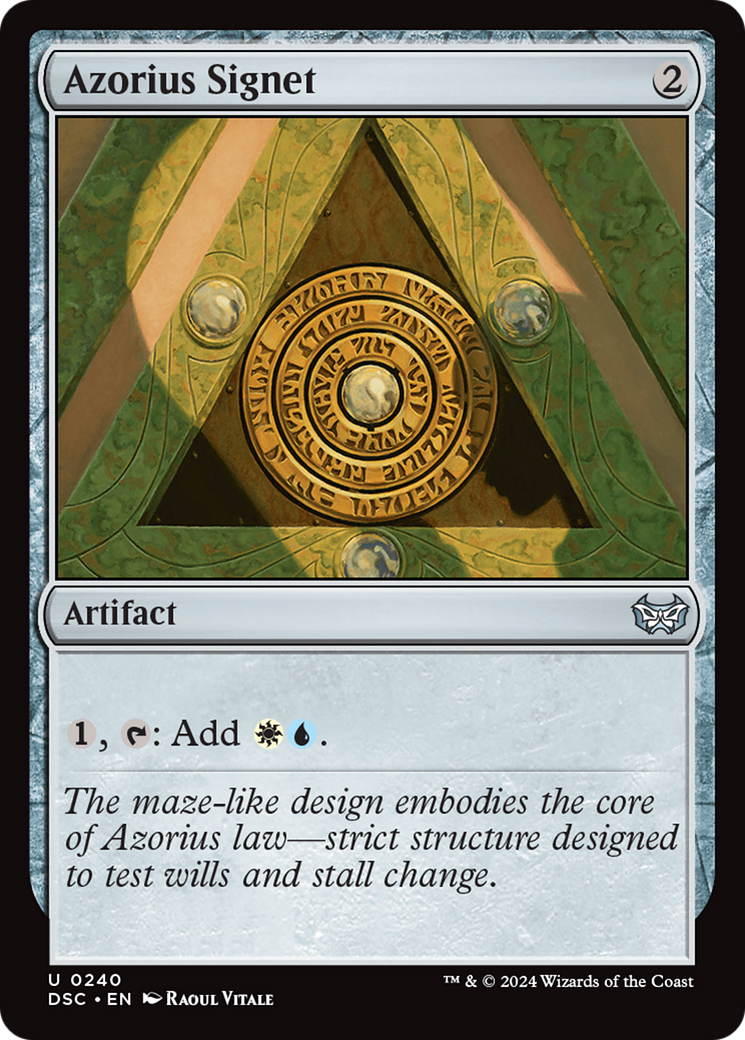 Azorius Signet [Duskmourn: House of Horror Commander] | Good Games Cannington