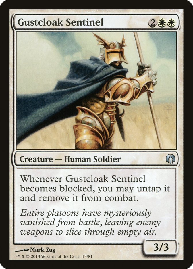 Gustcloak Sentinel [Duel Decks: Heroes vs. Monsters] | Good Games Cannington