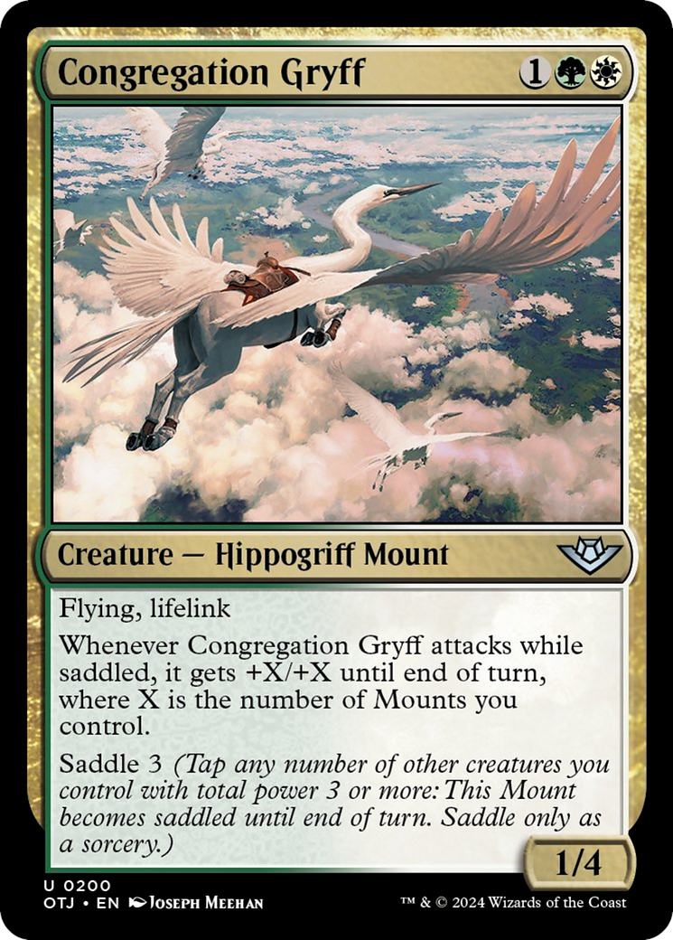 Congregation Gryff [Outlaws of Thunder Junction] | Good Games Cannington