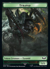 Tyranid (017) // Tyranid (018) Double-Sided Token (Surge Foil) [Warhammer 40,000 Tokens] | Good Games Cannington