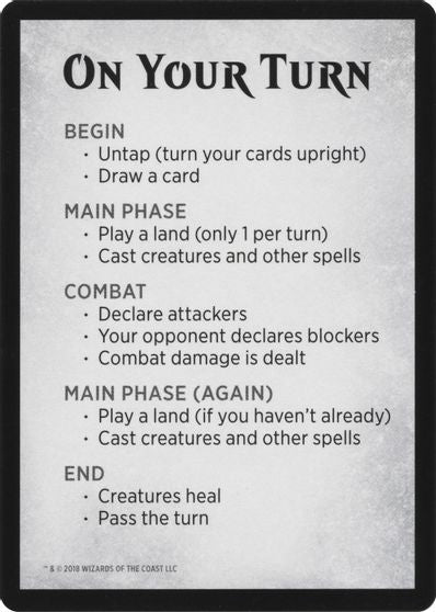 Rules Card [War of the Spark Tokens] | Good Games Cannington