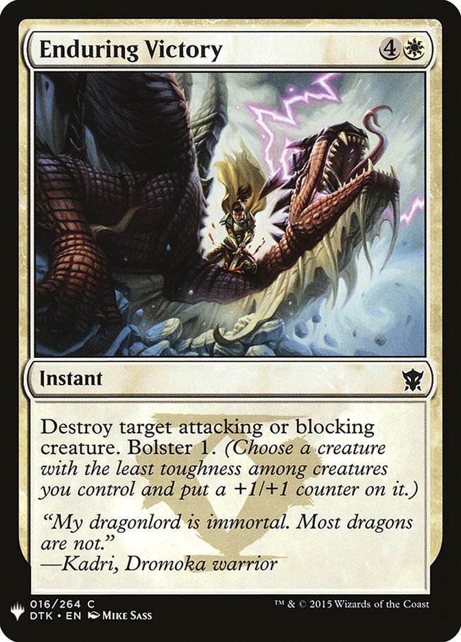 Enduring Victory [Mystery Booster] | Good Games Cannington