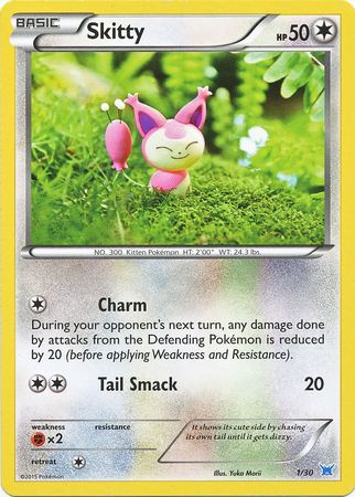 Skitty (1/30) [XY: Trainer Kit 2 - Latios] | Good Games Cannington