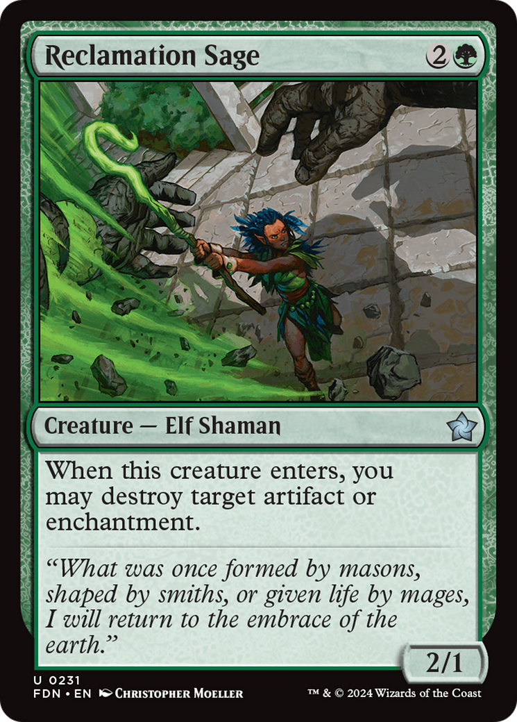 Reclamation Sage [Foundations] | Good Games Cannington