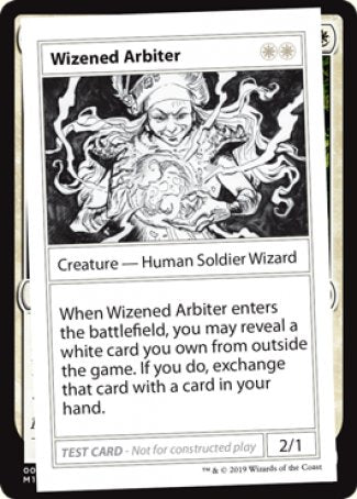 Wizened Arbiter (2021 Edition) [Mystery Booster Playtest Cards] | Good Games Cannington