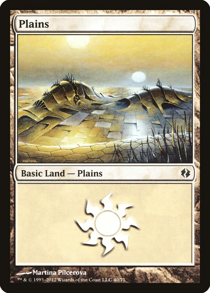 Plains (40) [Duel Decks: Venser vs. Koth] | Good Games Cannington