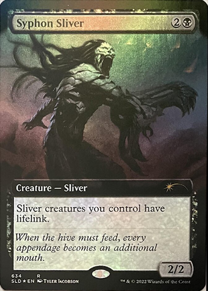 Syphon Sliver (Extended Art) [Secret Lair Drop Promos] | Good Games Cannington