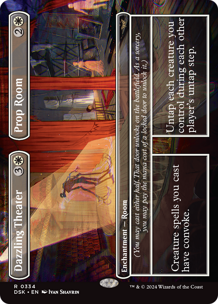 Dazzling Theater // Prop Room (Borderless) [Duskmourn: House of Horror] | Good Games Cannington